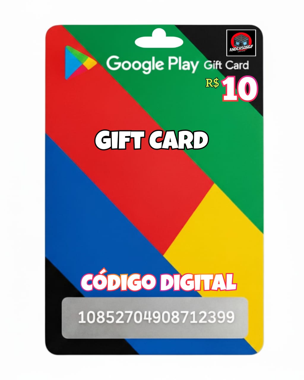 Recarga Google Play $10