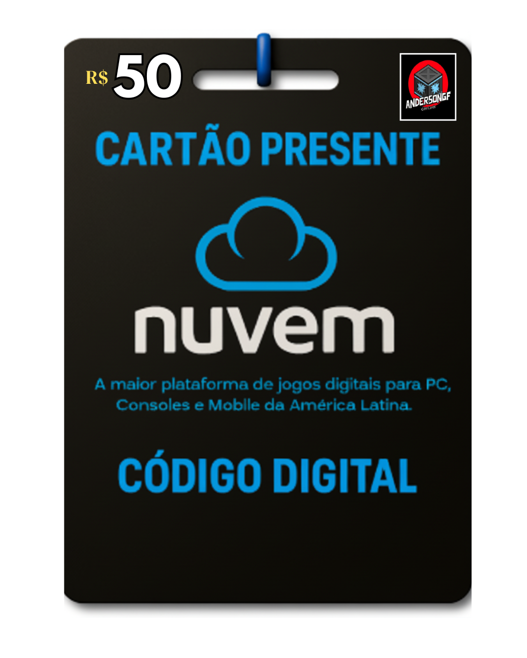 GiftCard Nuuvem $50